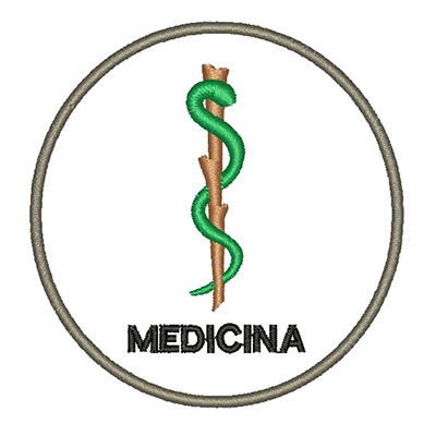 Matriz de matriz Matriz De Bordado Medicina 8 Cm